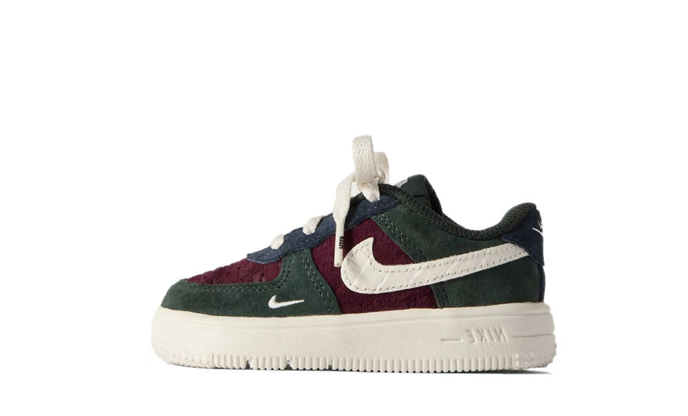 KITH x Nike Air Force 1 Toddler Night Maroon