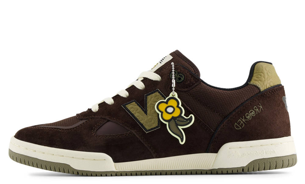 Krooked x New Balance Numeric 600 Chocolate Olive | NM600KKD | The