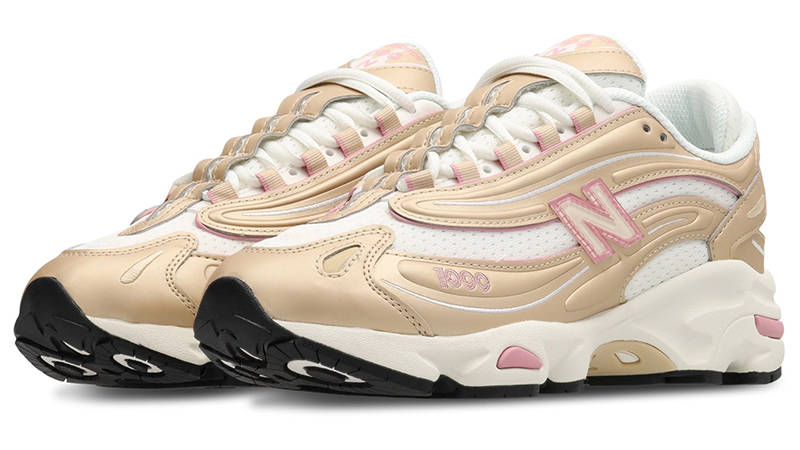 New Balance 1000 White Gold Pink M1000FLP front