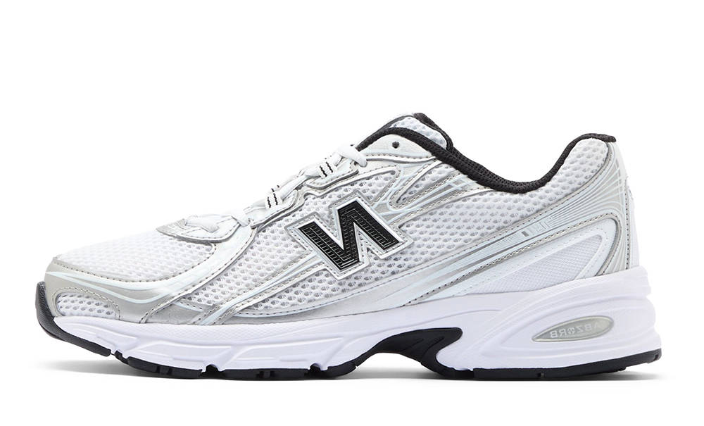 New Balance 740 White Silver Metallic