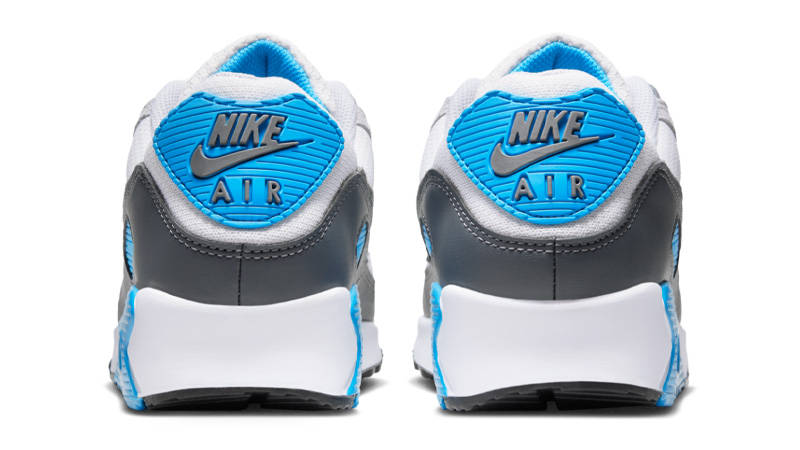 Nike Air Max 90 Platinum Tint Blue Lightning Back