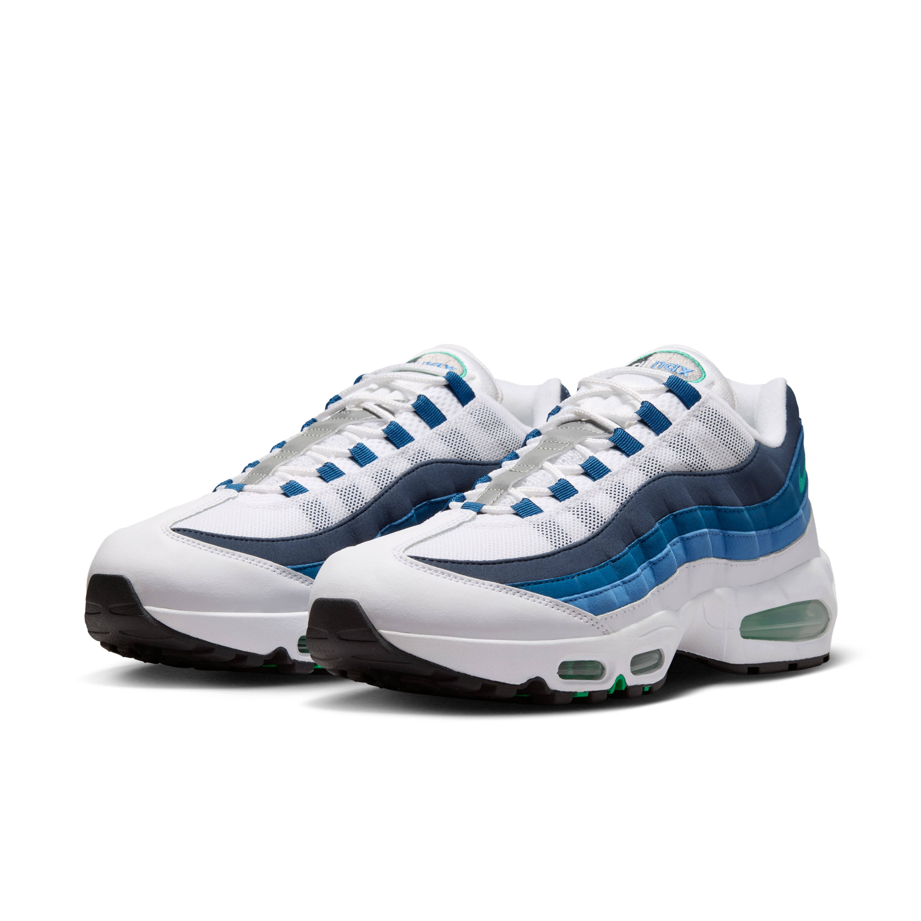 Nike Air Max 95 Big Bubble Blue Slate Pair