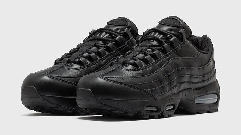 Nike Air Max 95 Big Bubble Triple Black Leather front