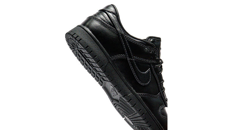 Nike Dunk Low Premium Triple Black IQ3342-001 heel