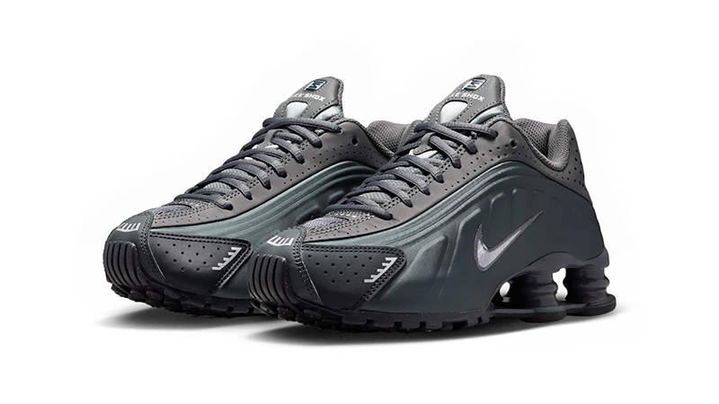 Nike Shox R4 GS Anthracite Iron Grey IO1911-060 front