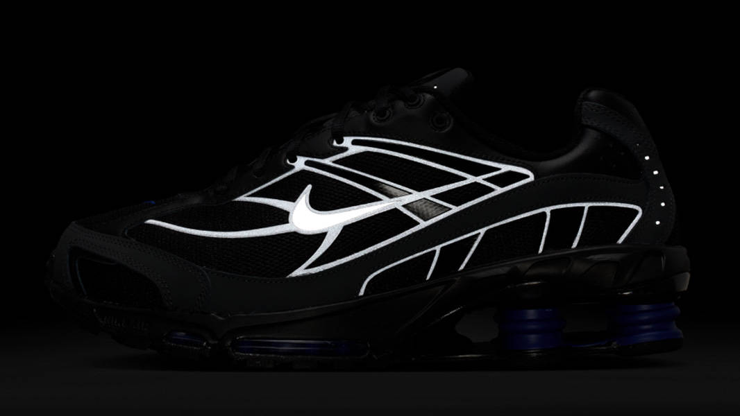 Nike Shox Ride 2 Black Deep Royal Reflective In Dark