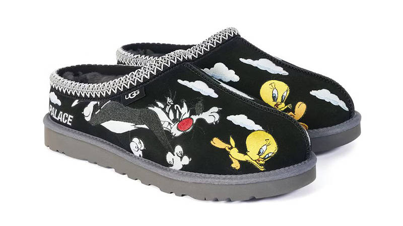 Palace x UGG Tasman Looney Tunes Tweety Black front