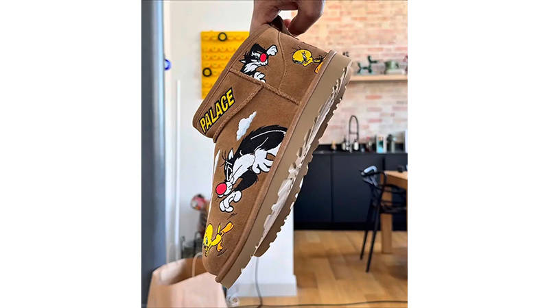 Palace x UGG Classic Ultra Mini Boot Looney Tunes Tweety | The