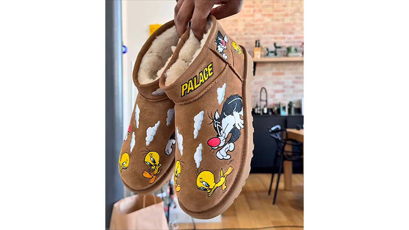Palace x UGG Classic Ultra Mini Boot Looney Tunes Tweety | The