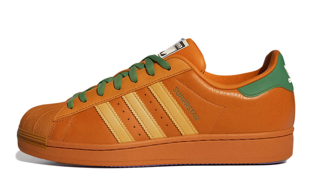 Pokémon x adidas Superstar Charmander White Yellow