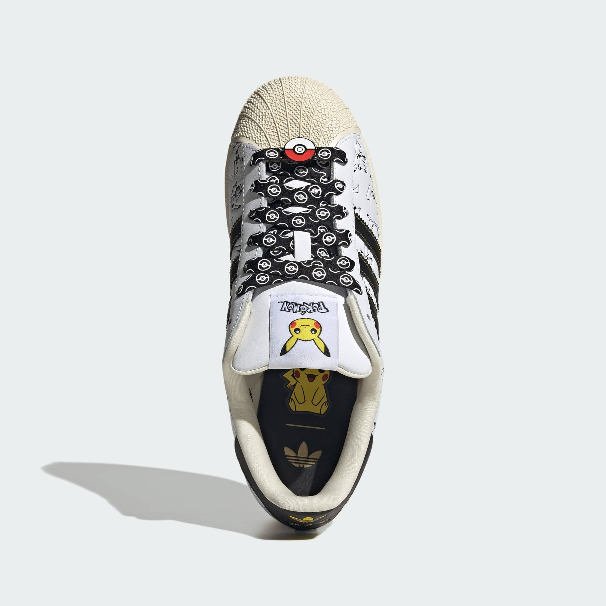 Pokémon x adidas Superstar Pikachu White Black KI2857 middle