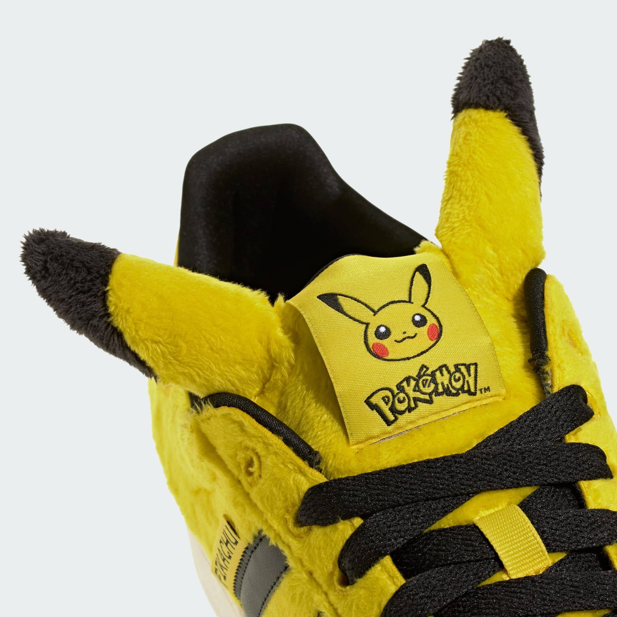 Pokémon x adidas Superstar Pikachu Yellow KI2858 tongue