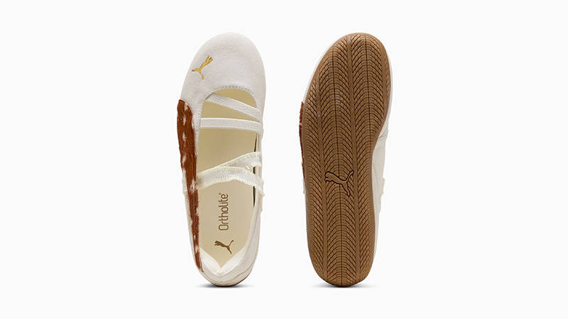 PUMA Speedcat Ballet Doelette White Caramel 408568-01 middle