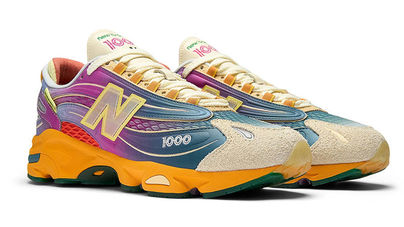 Salehe Bembury x New Balance 1000 Orange Multi front