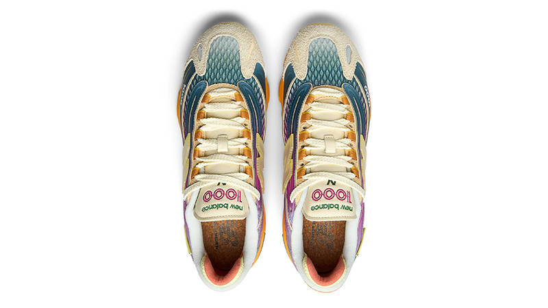 Salehe Bembury x New Balance 1000 Orange Multi middle