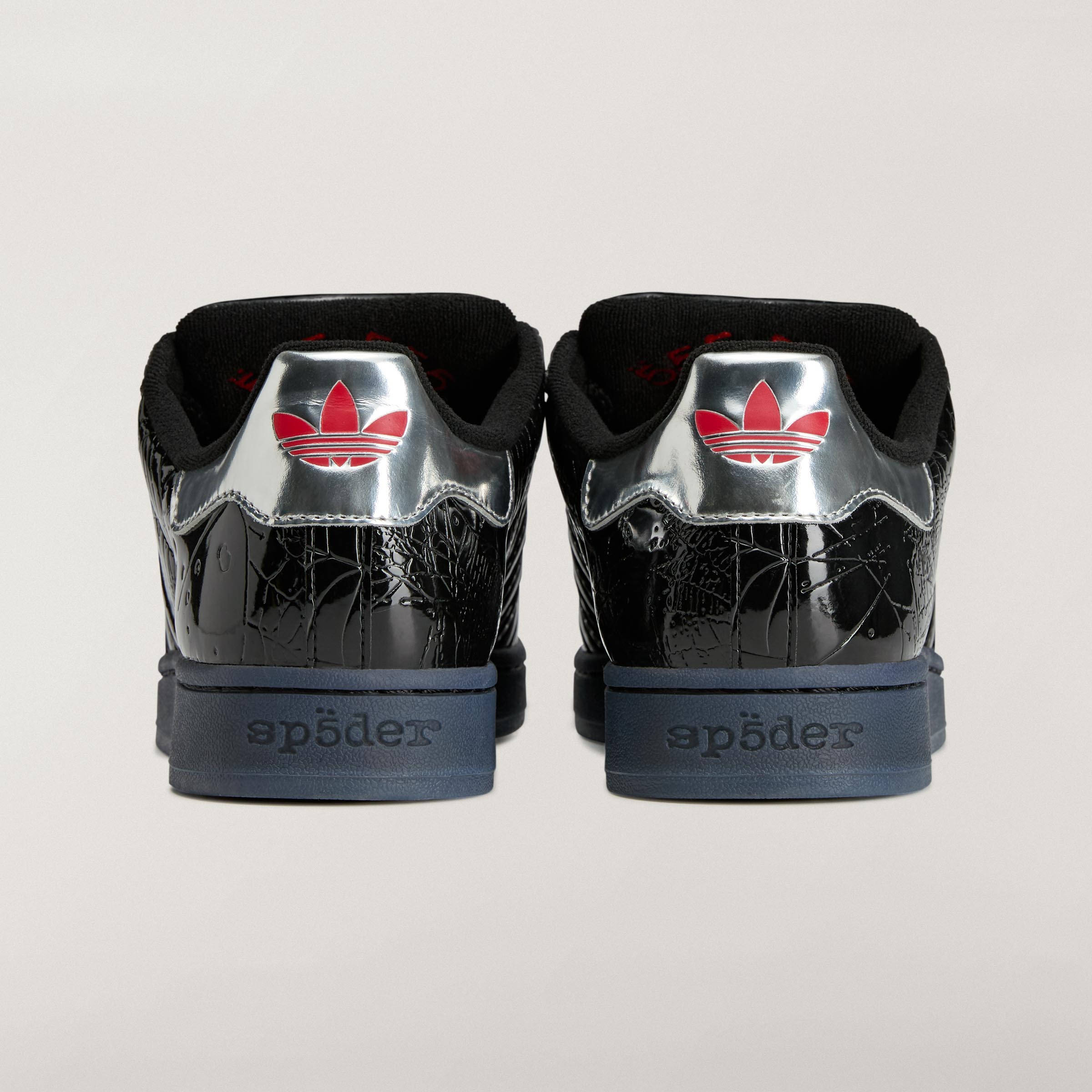 Sp5der x adidas Superstar Black Back