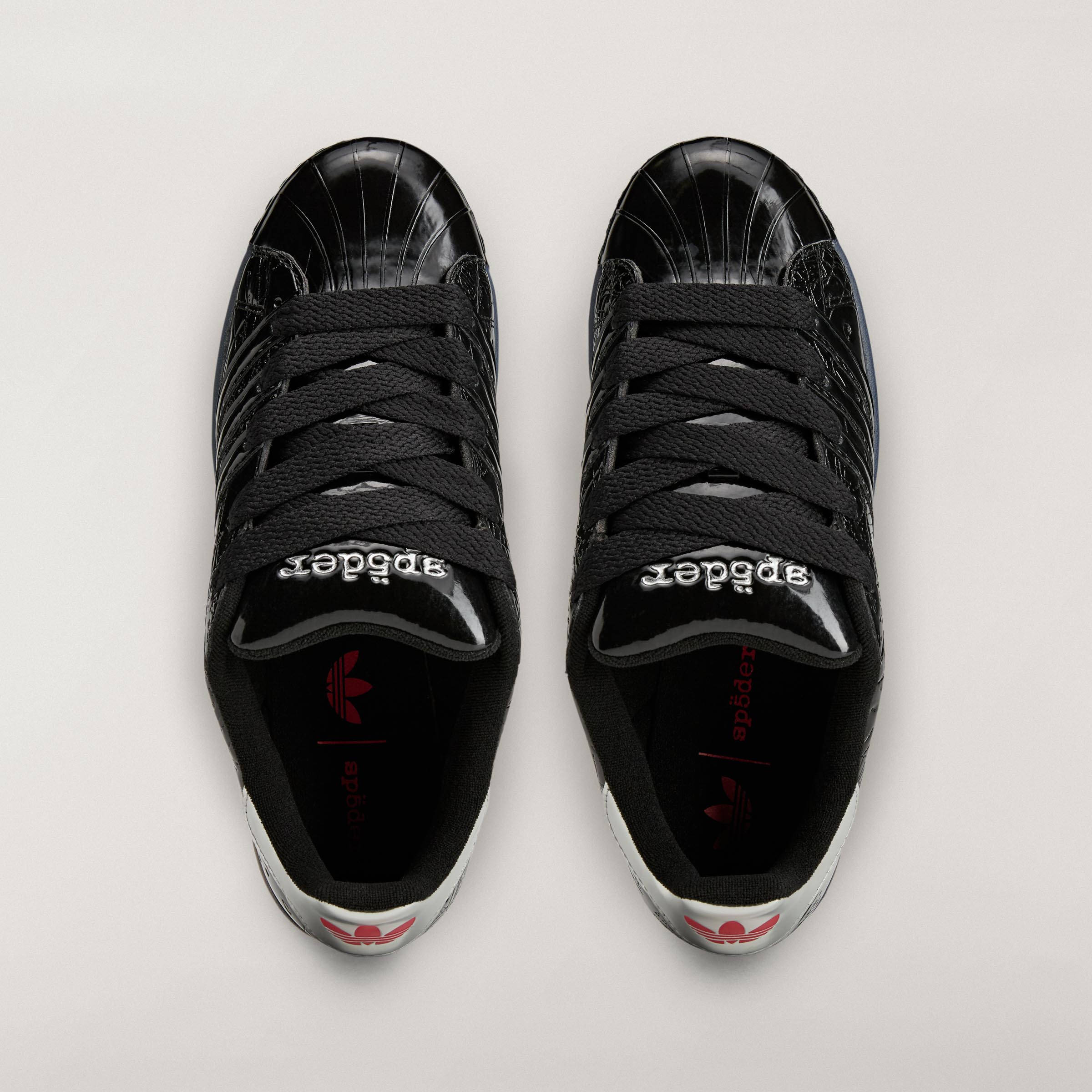 Sp5der x adidas Superstar Black Top