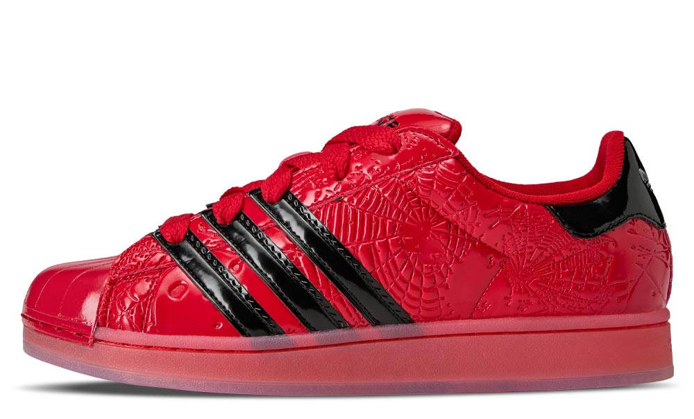 Sp5der x adidas Superstar Red Black