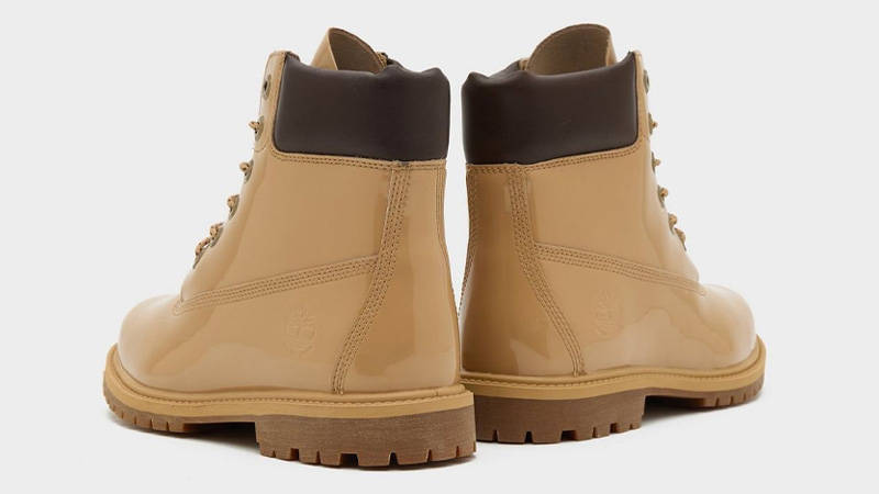 Timberland 6 Inch Premium Waterproof Boots Patent Wheat Back