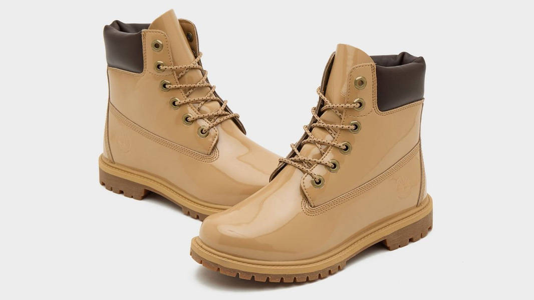 Timberland 6 Inch Premium Waterproof Boots Patent Wheat Front