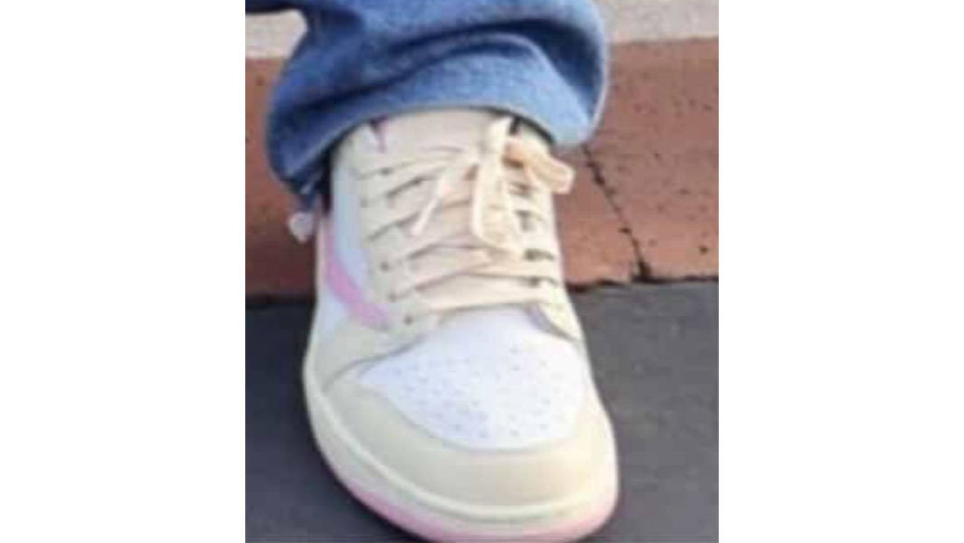 Travis Scott x Air Jordan 1 Low OG Shy Pink Vanilla First Look On Foot