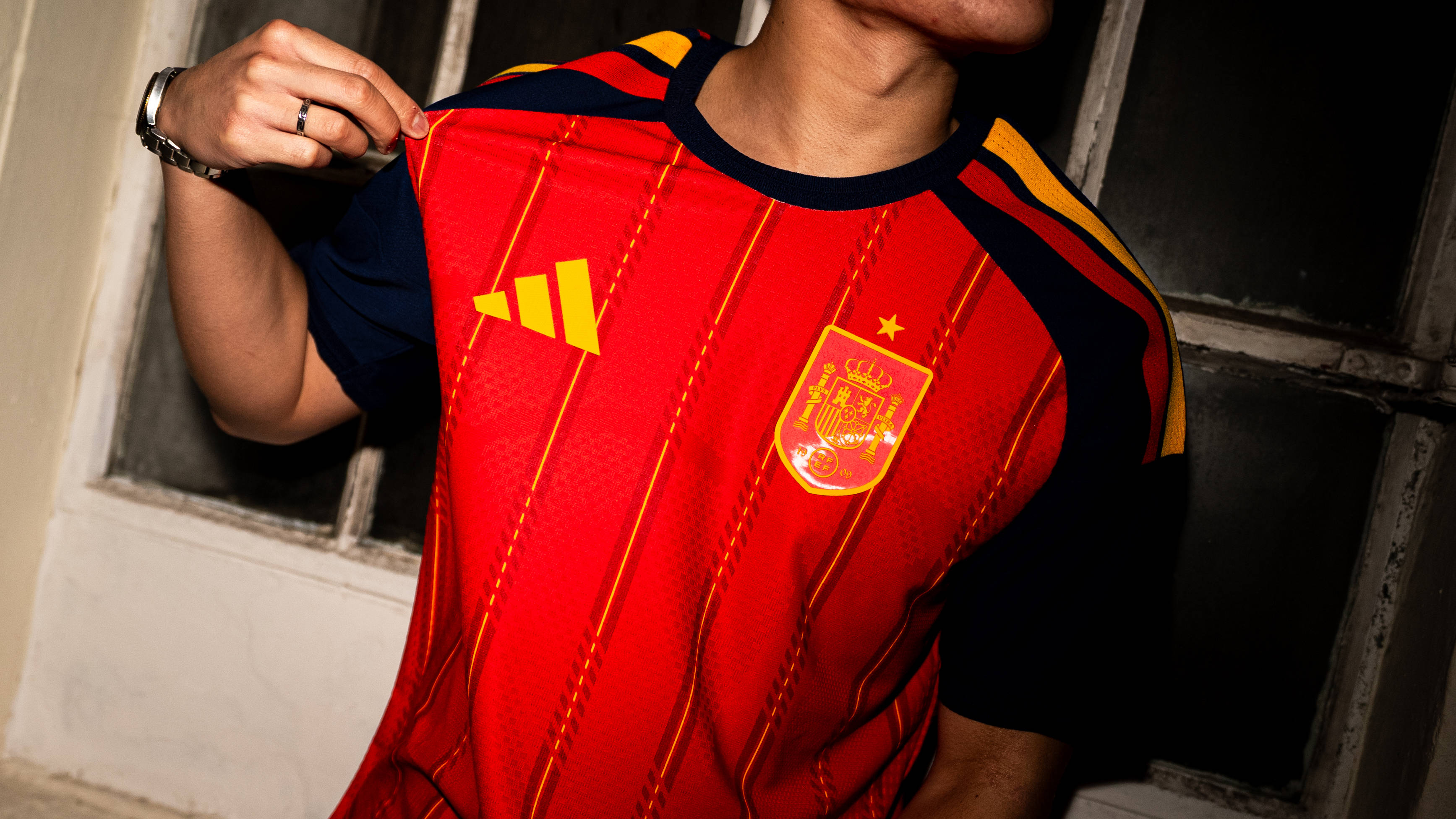adidas Spain World Cup 2026 Jersey close-up