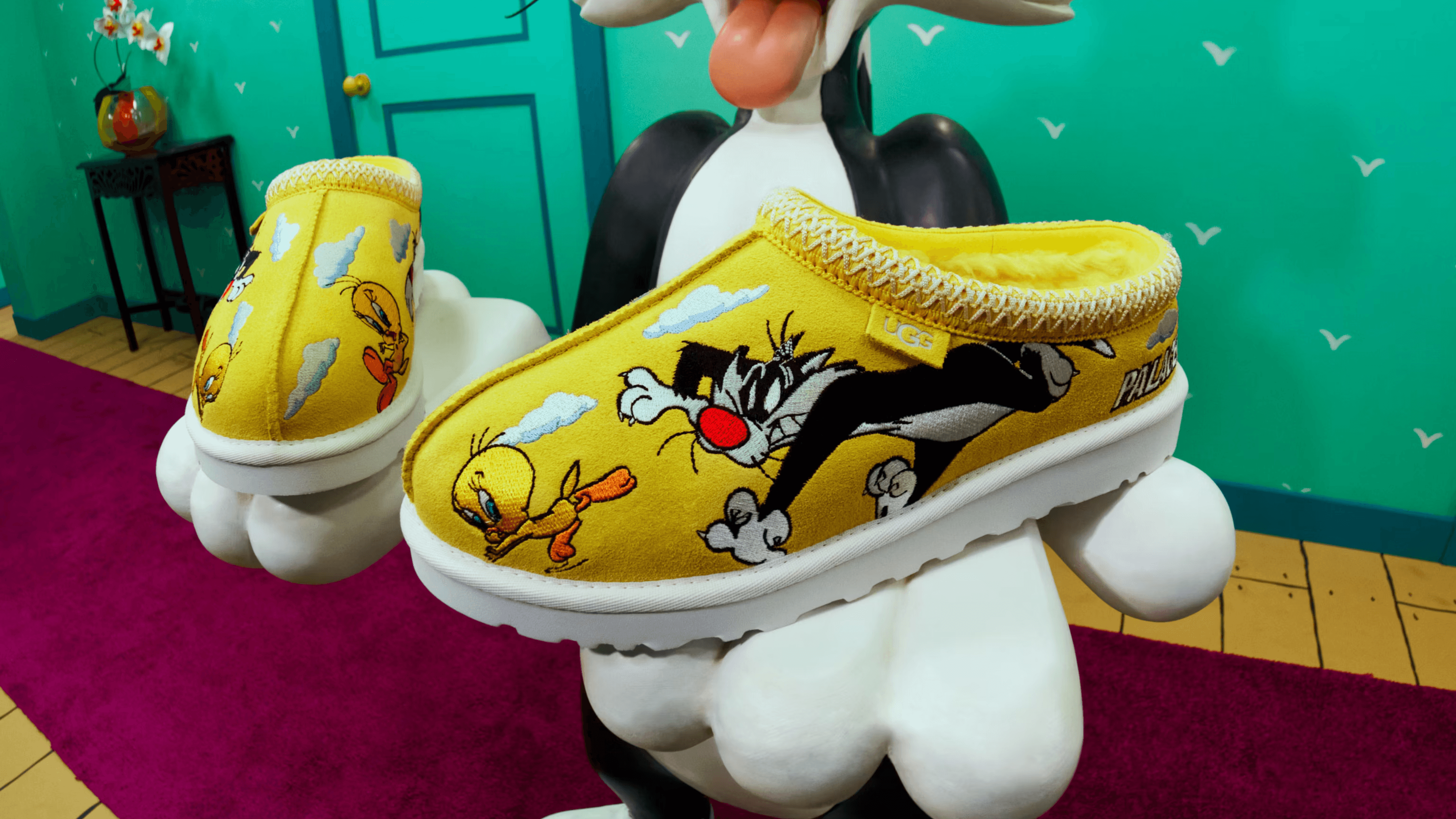 The Palace x UGG x Looney Tunes Drop is a Beautiful, Unruly Mess