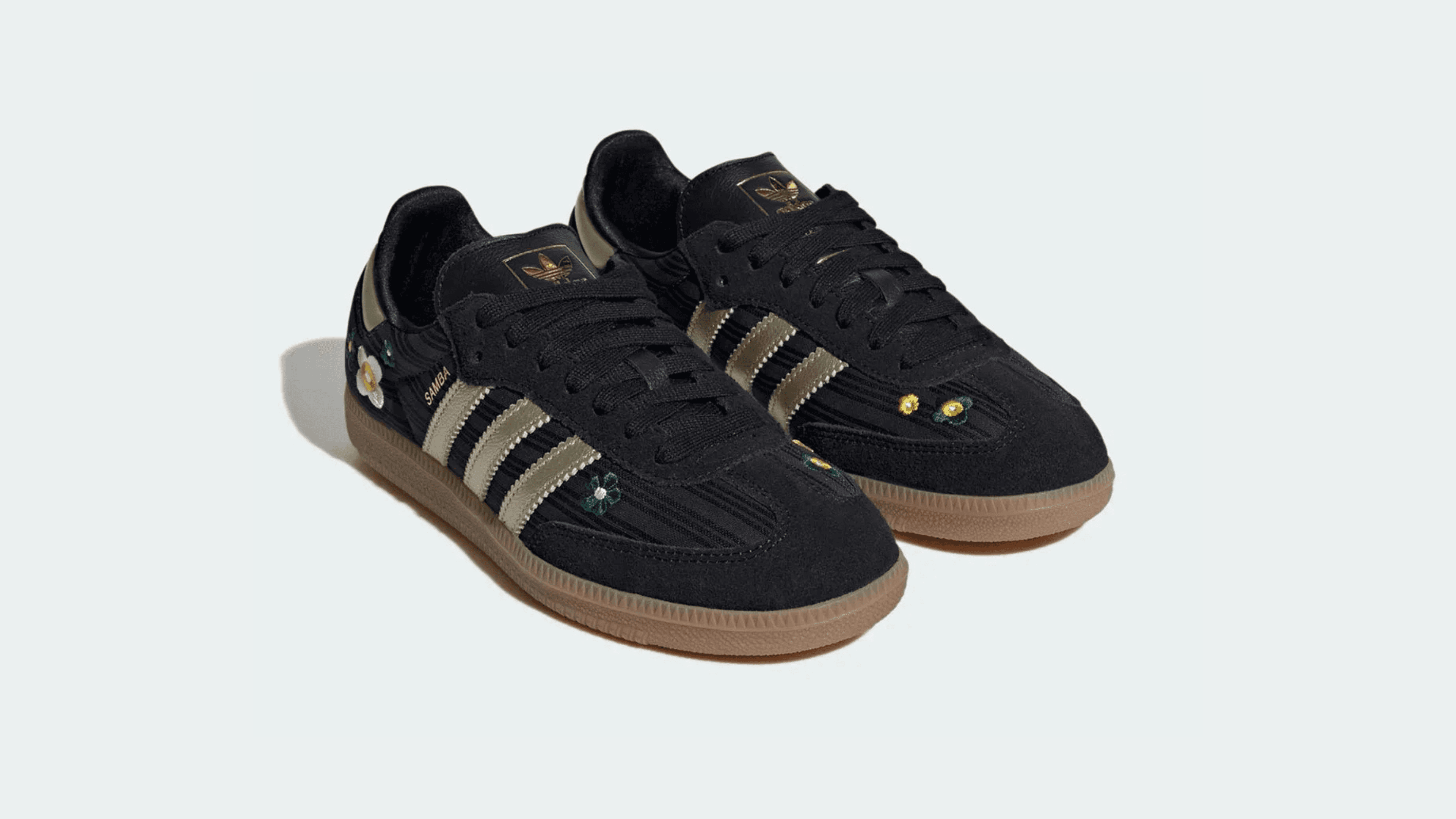 Liberty London x adidas Samba OG Black Floral
