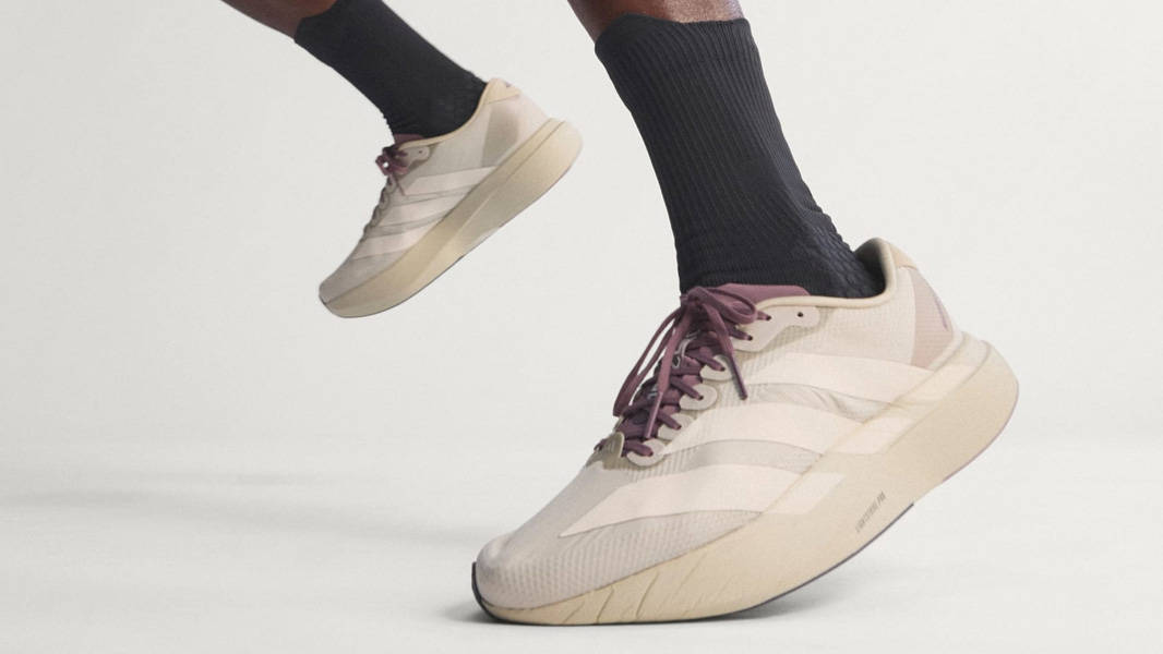 adidas Adizero EVO SL Putty Grey On Foot