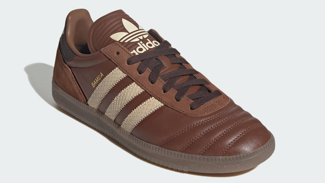 adidas Samba JP Preloved Brown Three Forth Quarter View