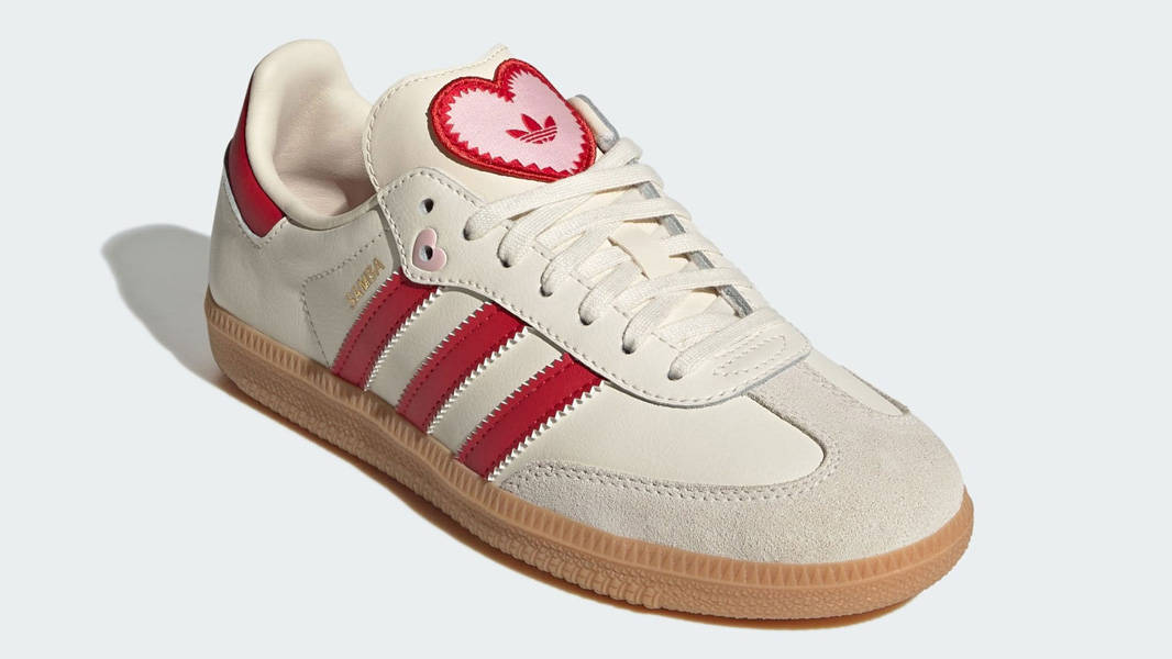 adidas Samba OG GS Valentine's Day Three Forth Quarter View