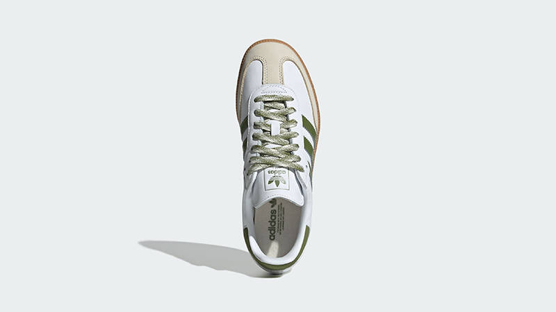 adidas Samba OG White Tech Olive JS1352 middle
