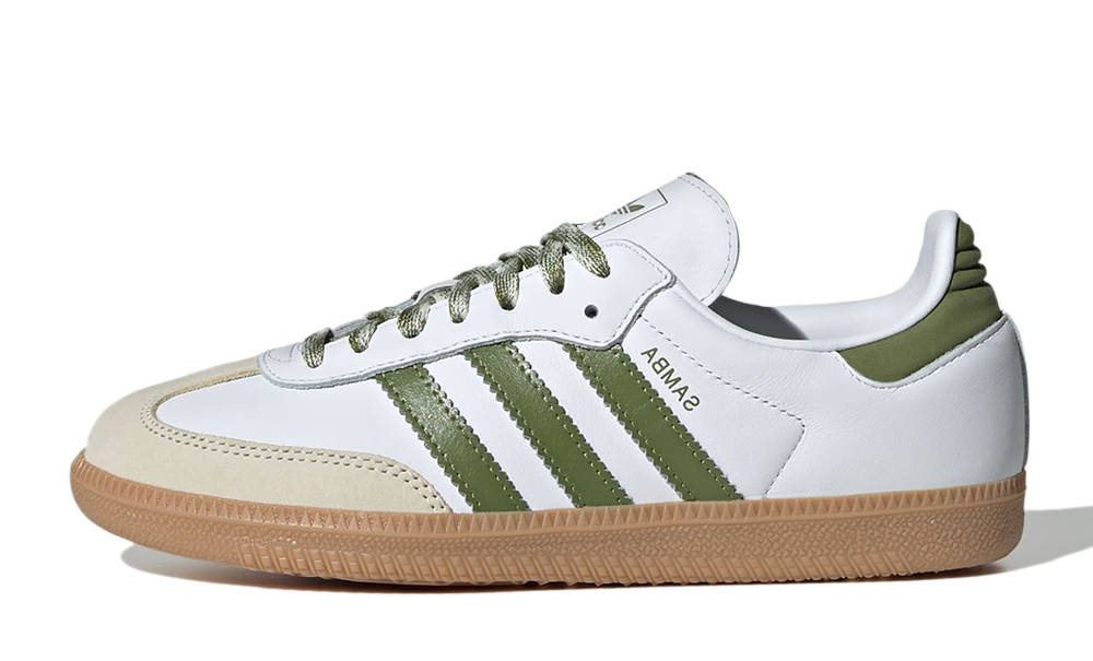 adidas Samba OG White Tech Olive