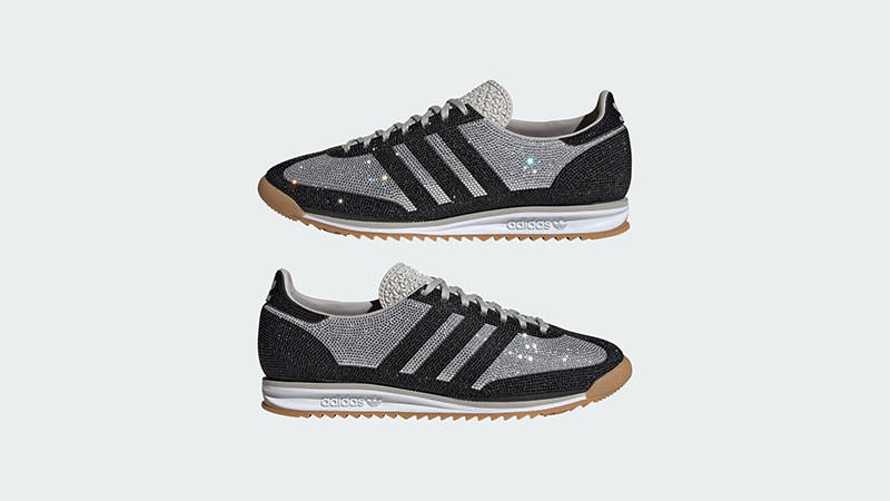 adidas SL 72 OG Rhinestone Grey Black KJ6151 feature