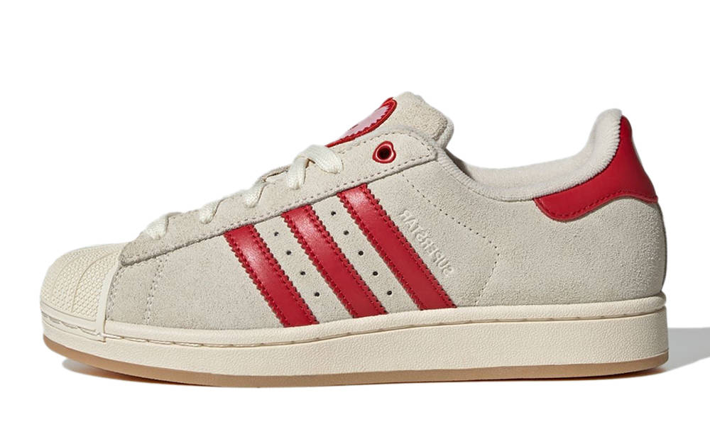 adidas Superstar II Valentine's Day Cream Better Scarlet