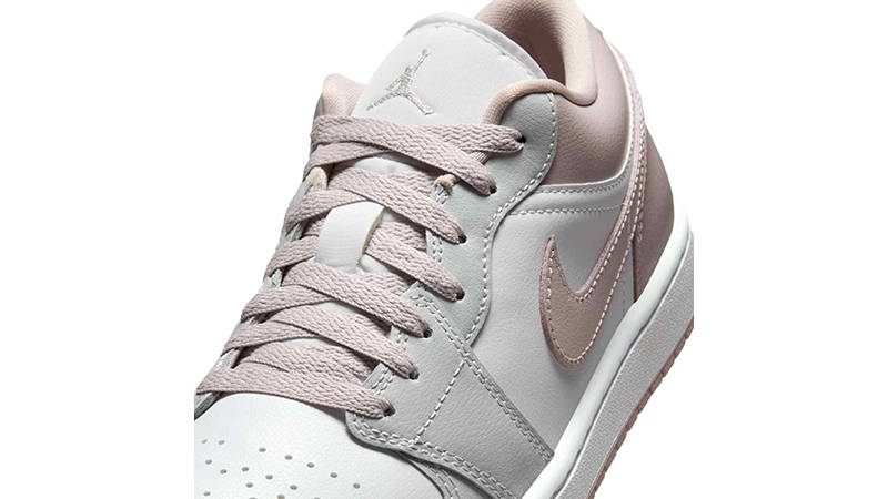 Air Jordan 1 Low Grey Particle Rose DC0774-606 tongue