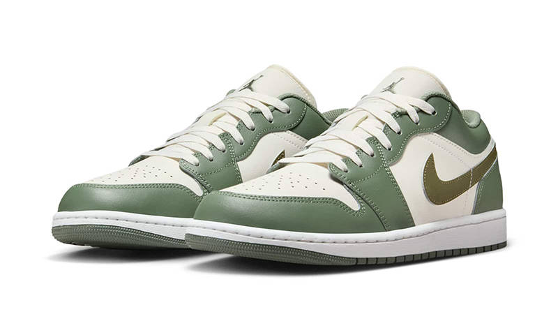 Air Jordan 1 Low Vintage Lichen Olive 553558-300 FRONT