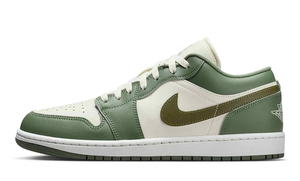 Air Jordan 1 Low Vintage Lichen Olive 553558-300