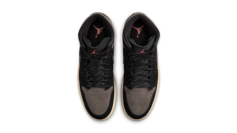 Air Jordan 1 Mid Black Olive Grey IB7110-002 middle