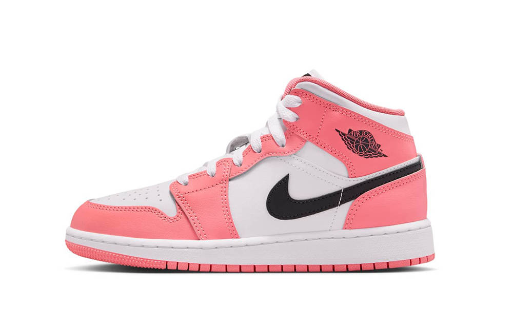 Air Jordan 1 Mid GS Pink Gaze White DQ8423-602