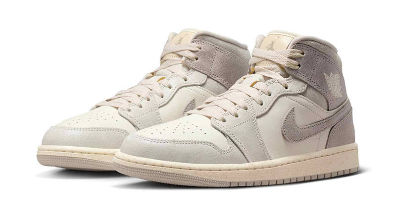 Air Jordan 1 Mid SE Light Iron Ore Enigma IB7010-001 FRONT