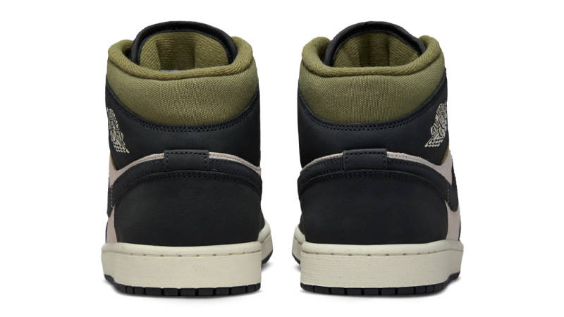 Air Jordan 1 Mid SE Medium Olive Back