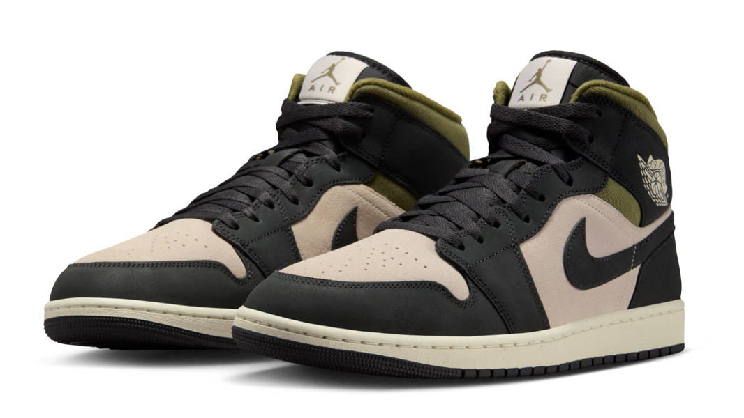 Air Jordan 1 Mid SE Medium Olive Front