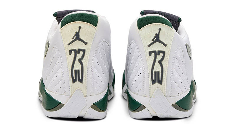 Air Jordan 14 Forest Green back
