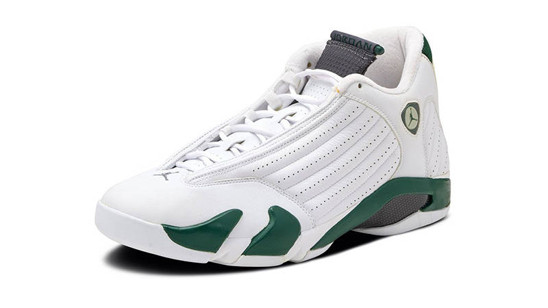 Air Jordan 14 Forest Green side