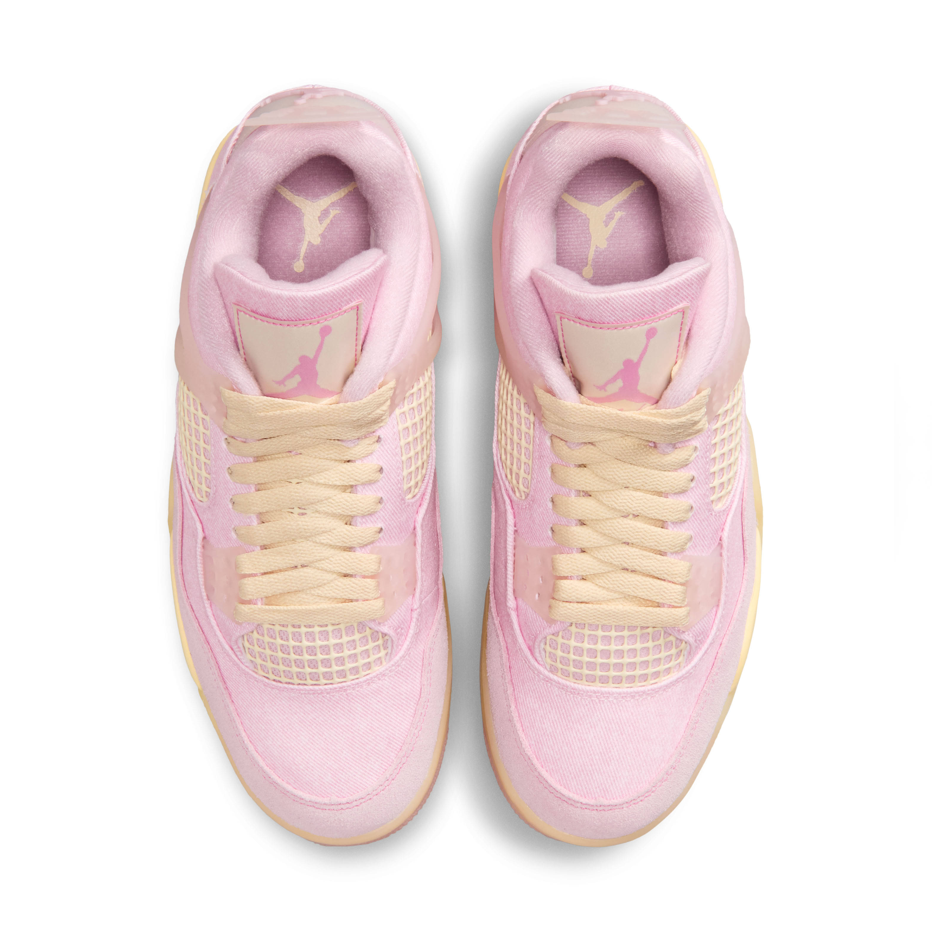 Air Jordan 4 Denim Pink Iced Carmine Top