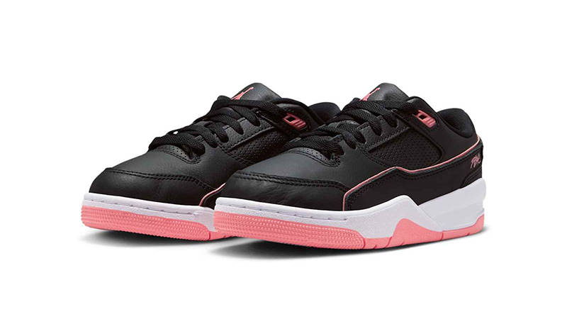 Air Jordan Flight Court GS Black Pink Gaze HF3333-009 front