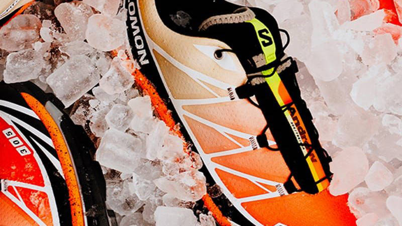 Andrew x Salomon XT-6 Miami Florida Snow Crab L49257500 in ice