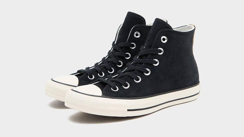 Converse Chuck Taylor All Star Black Leopard Suede A19275C front