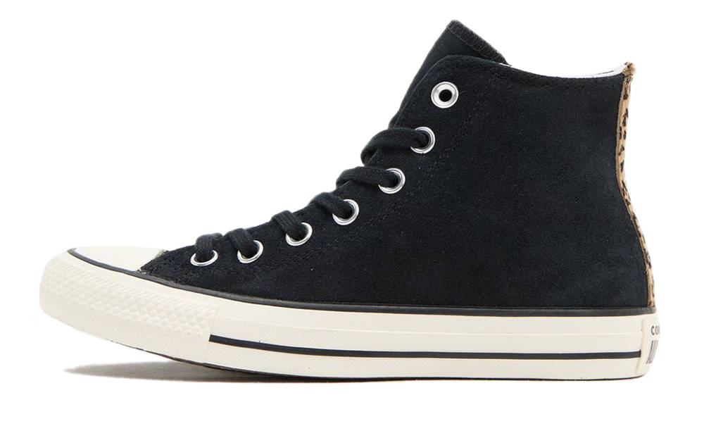 Converse Chuck Taylor All Star Black Leopard Suede